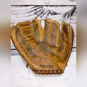 All Star Baseball Glove Leather 0105 Sports Vintage‎ Baseball Softball Stitched